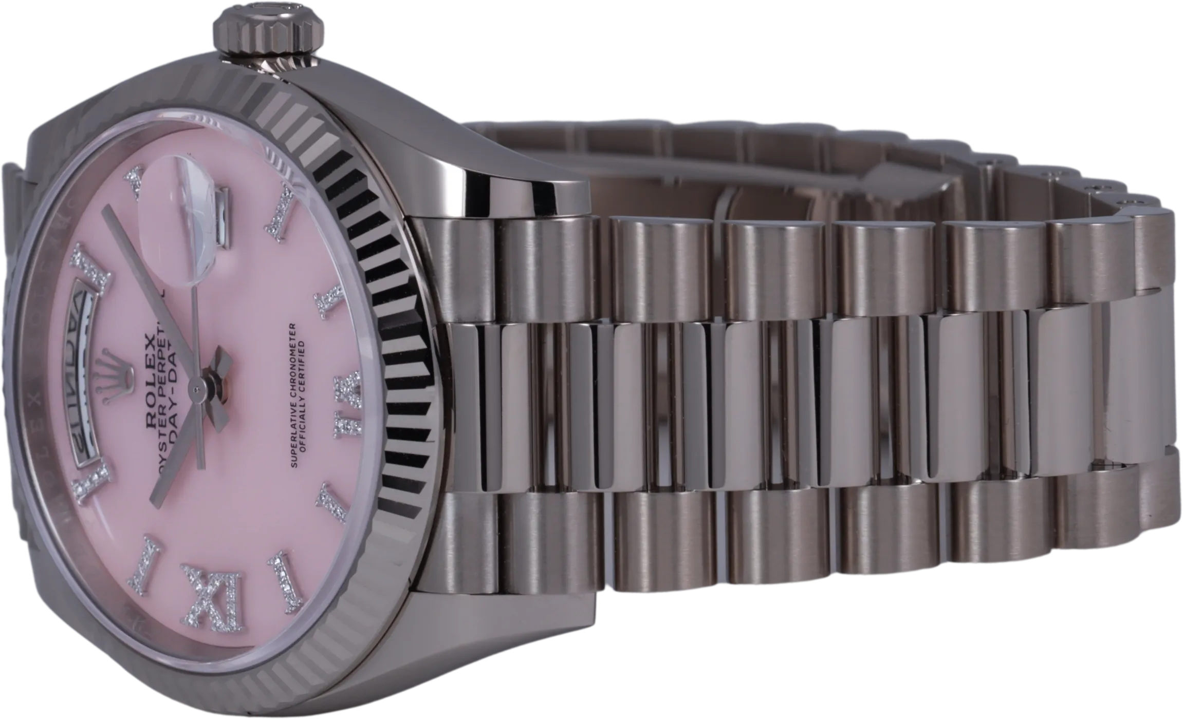 Rolex Day-Date 36 Pink Opal 128239-0021